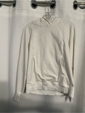 lululemon athletica Cream Hooded Pullover Sweatshirt